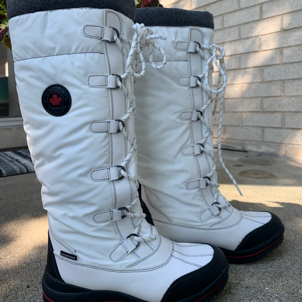 Cougar Canada White winter boots waterproof size 7
